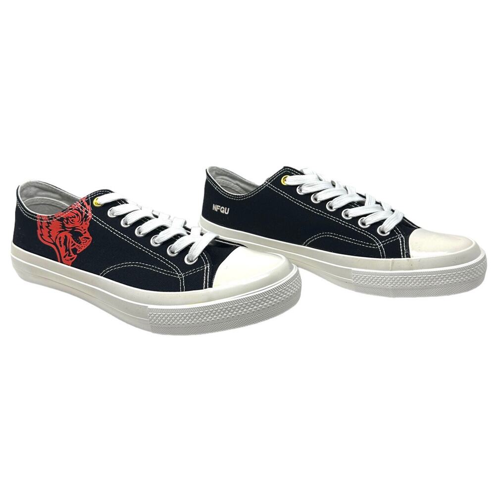 Darc Sport Low Top Shoes W1-DIOS Wolves Forever NFGU in Black/Red